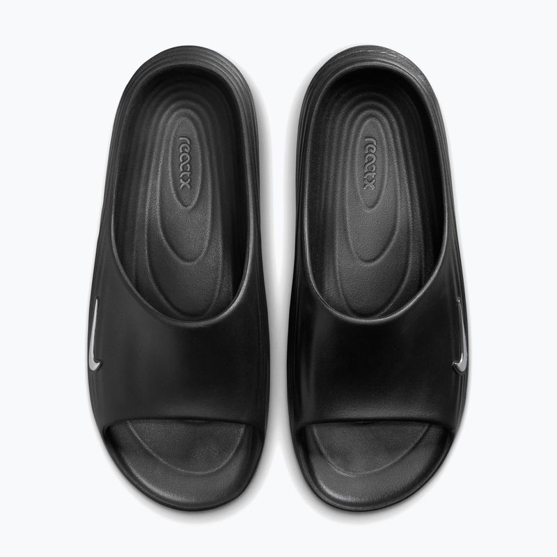 Șlapi pentru bărbați Nike ReactX Rejuven8 black/gamma blue/metallic silver 4