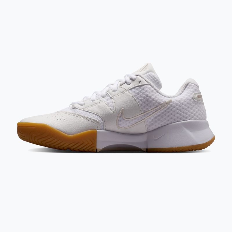 Încălțăminte de tenis pentru femei Nike Court Lite 4 White/Summit White/Linen/Light Orewood Brown 2