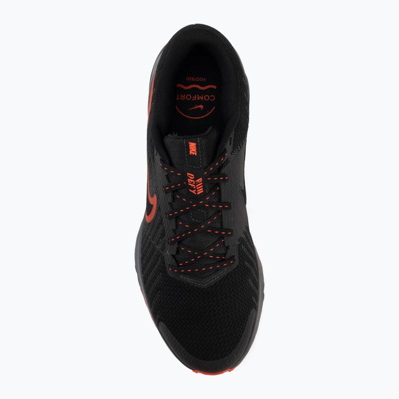 Încălțăminte de alergare pentru bărbați Nike Run Defy Black/Anthracite/Bright Crimson 5