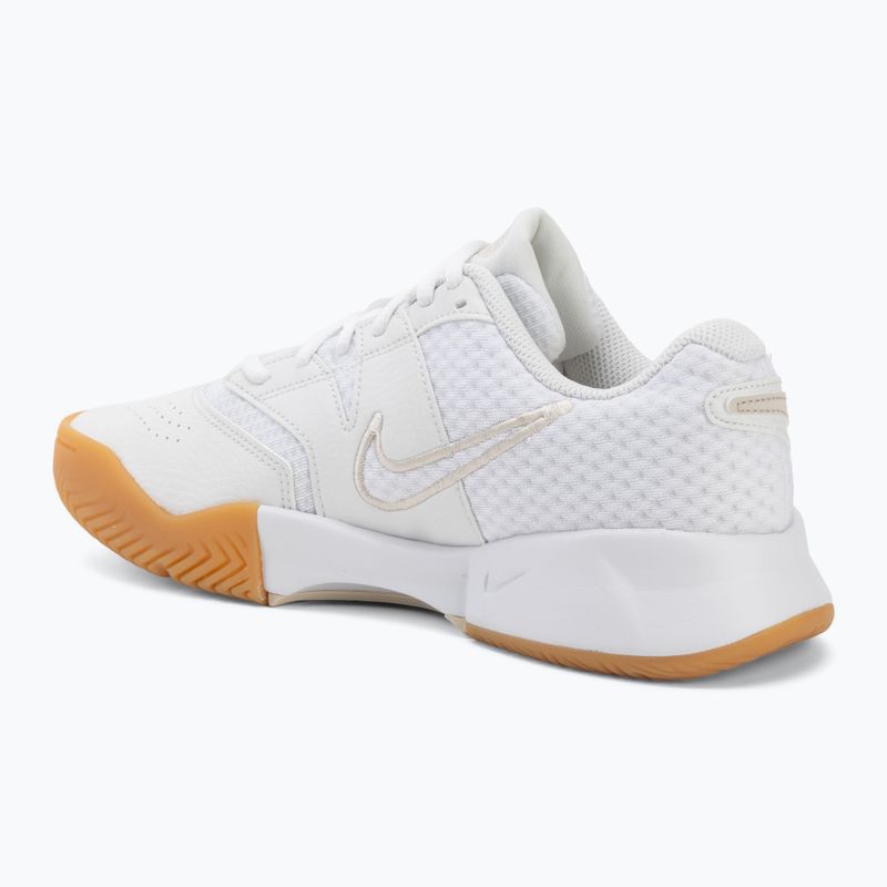 Încălțăminte de tenis pentru femei Nike Court Lite 4 White/Summit White/Linen/Light Orewood Brown 3