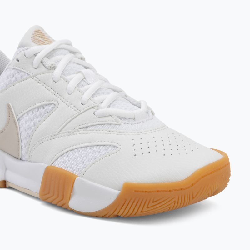 Încălțăminte de tenis pentru femei Nike Court Lite 4 White/Summit White/Linen/Light Orewood Brown 7