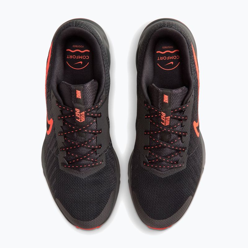 Încălțăminte de alergare pentru bărbați Nike Run Defy Black/Anthracite/Bright Crimson 5