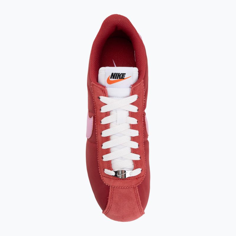 Încălțăminte pentru femei Nike Cortez Textile tough red/white/safety orange/light magenta 5