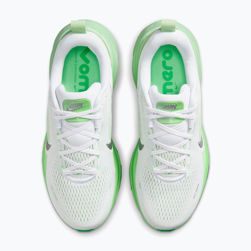 Încălțăminte de alergare pentru femei Nike Vomero 18 white/illusion green/metallic silver 5