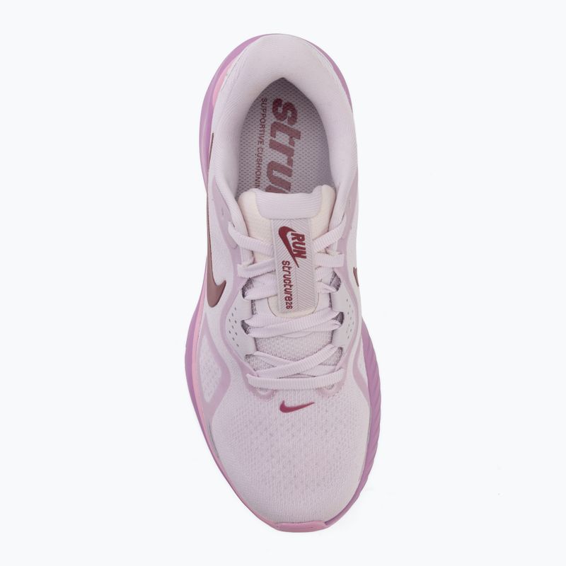 Încălțăminte de alergare pentru femei Nike Structure 26 bleached lilac/pink rise/pink smoke 5