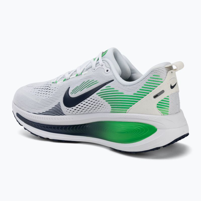 Încălțăminte de alergare pentru bărbați Nike Vomero 18 white/green spark/midnight navy 3
