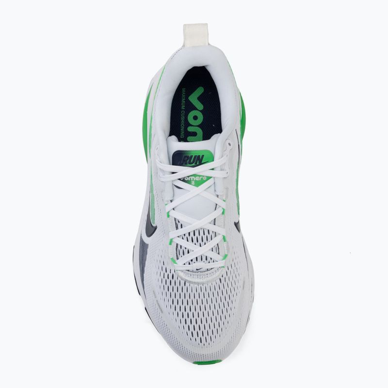 Încălțăminte de alergare pentru bărbați Nike Vomero 18 white/green spark/midnight navy 5