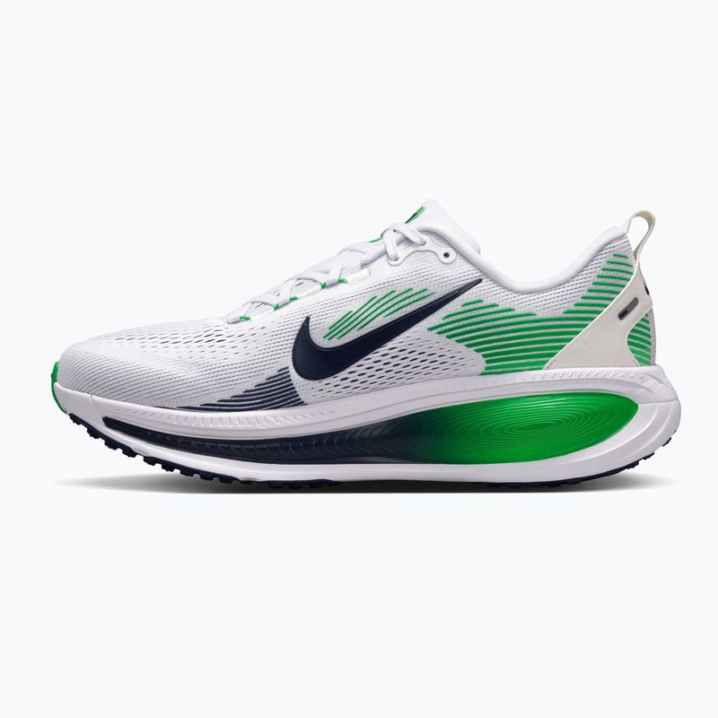Încălțăminte de alergare pentru bărbați Nike Vomero 18 white/green spark/midnight navy 2
