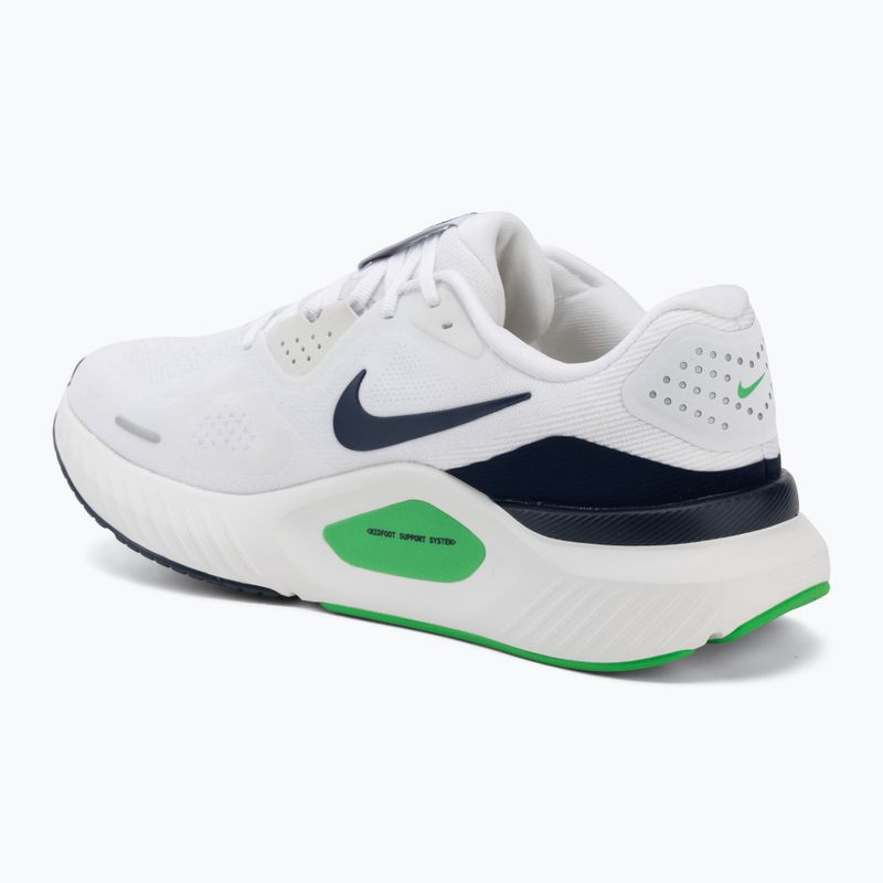 Încălțăminte de alergare pentru bărbați Nike Structure 26 white/green spark/midnight navy 3
