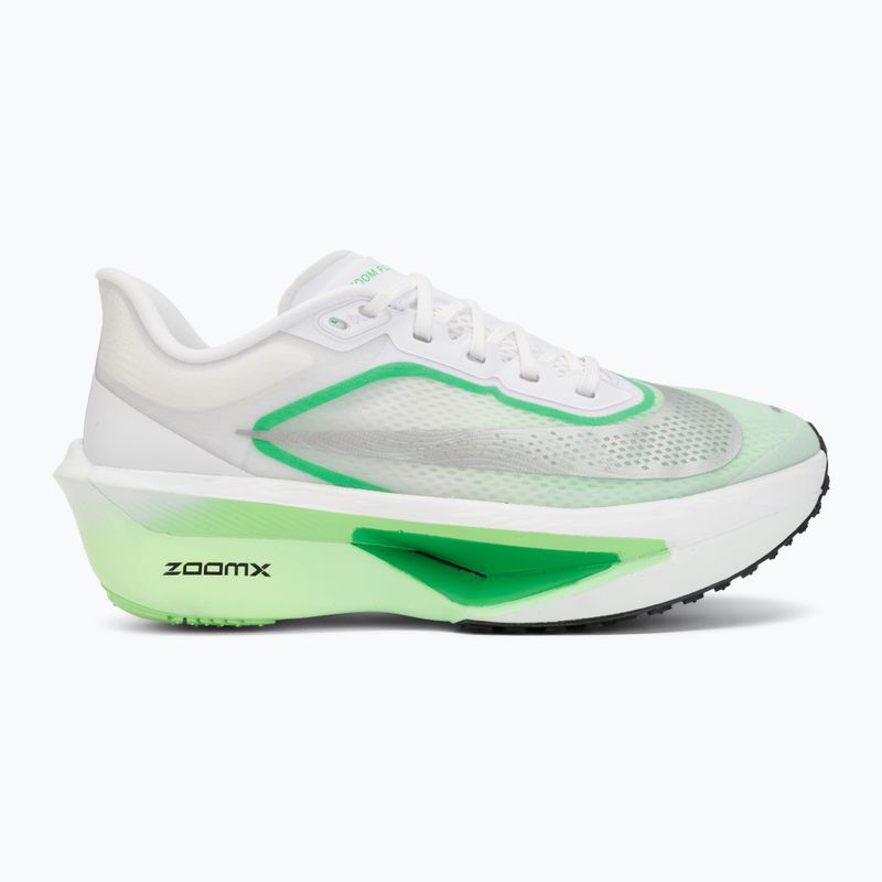 Încălțăminte de alergare pentru femei Nike Zoom Fly 6 white/illusion green/metallic silver 2