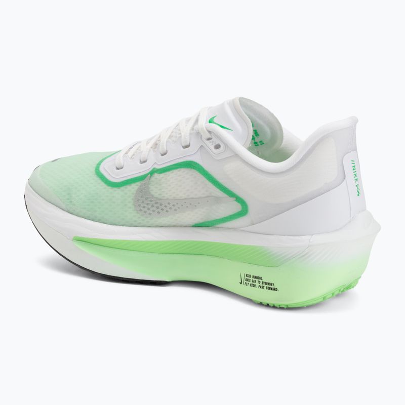 Încălțăminte de alergare pentru femei Nike Zoom Fly 6 white/illusion green/metallic silver 3