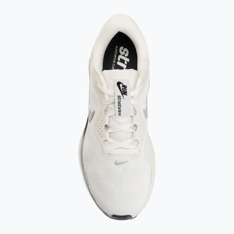Încălțăminte de alergare pentru femei Nike Structure 26 summit white/anthracite/metallic silver 5