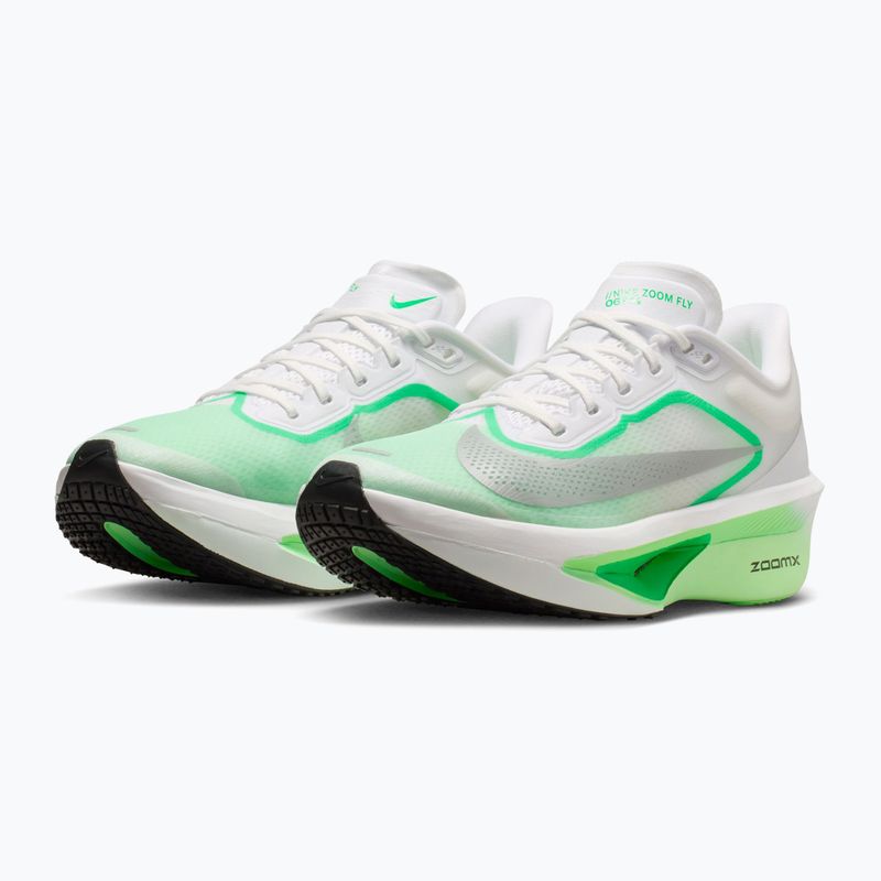 Încălțăminte de alergare pentru femei Nike Zoom Fly 6 white/illusion green/metallic silver 3