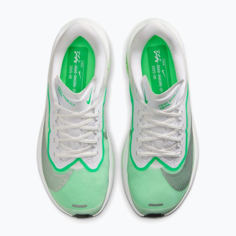 Încălțăminte de alergare pentru femei Nike Zoom Fly 6 white/illusion green/metallic silver 5