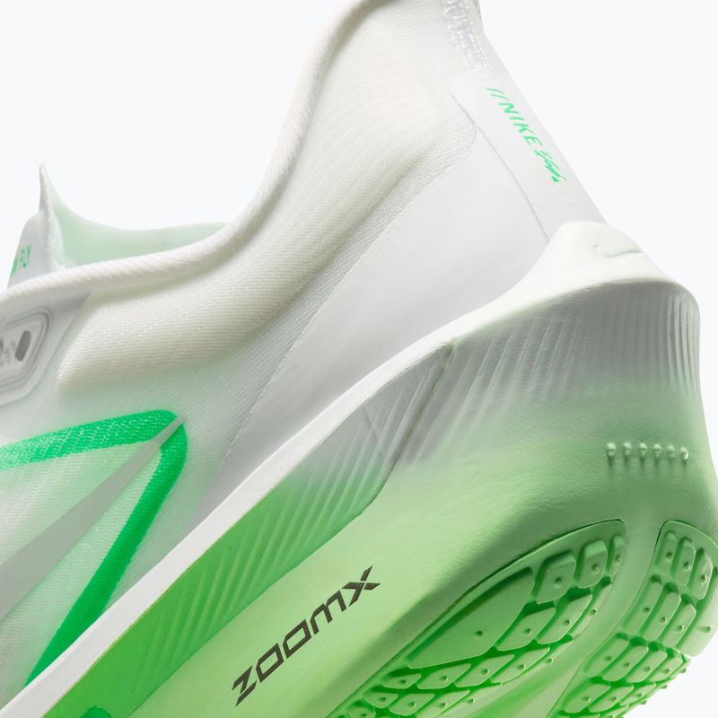 Încălțăminte de alergare pentru femei Nike Zoom Fly 6 white/illusion green/metallic silver 8