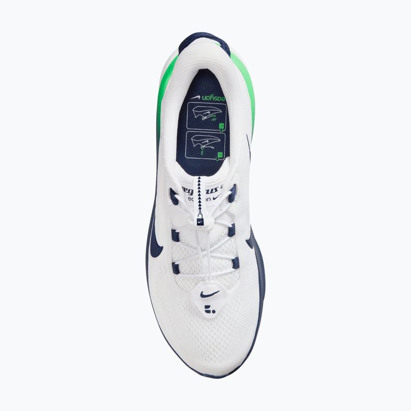 Încălțăminte de alergare pentru bărbați Nike Pegasus 42 EasyOn white/green spark/midnight navy 4