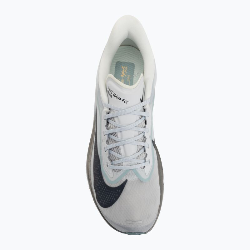 Încălțăminte de alergare pentru bărbați Nike Zoom Fly 6 pure platinum/grey fog/dark obsidian 5