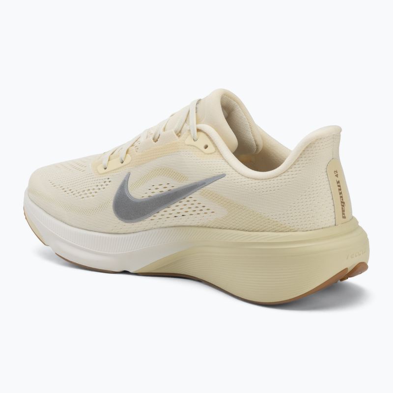 Încălțăminte de alergare pentru bărbați Nike Pegasus 42 coconut milk/light khaki/metallic silver 3