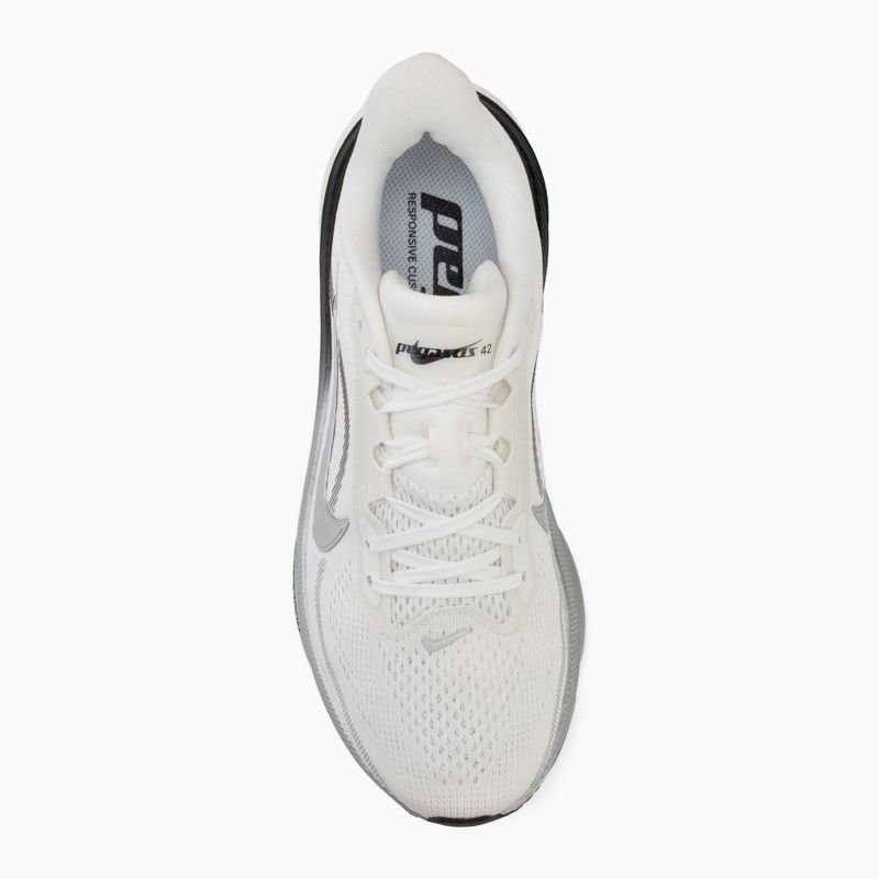 Încălțăminte de alergare pentru femei Nike Pegasus 42 summit white/sail/black/metallic silver 5