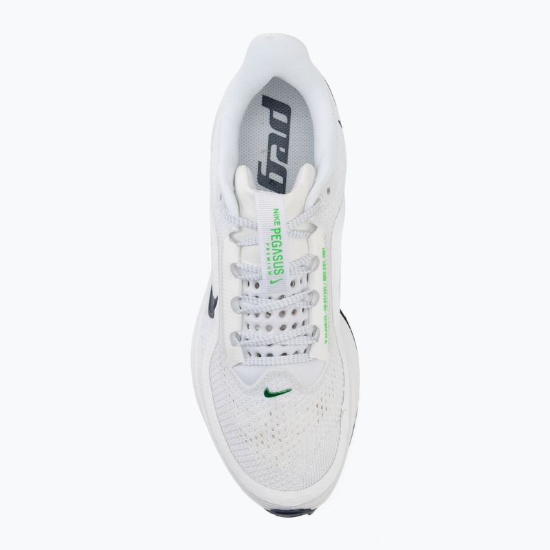Încălțăminte de alergare pentru bărbați Nike Pegasus Premium white/midnight navy/green spark 5