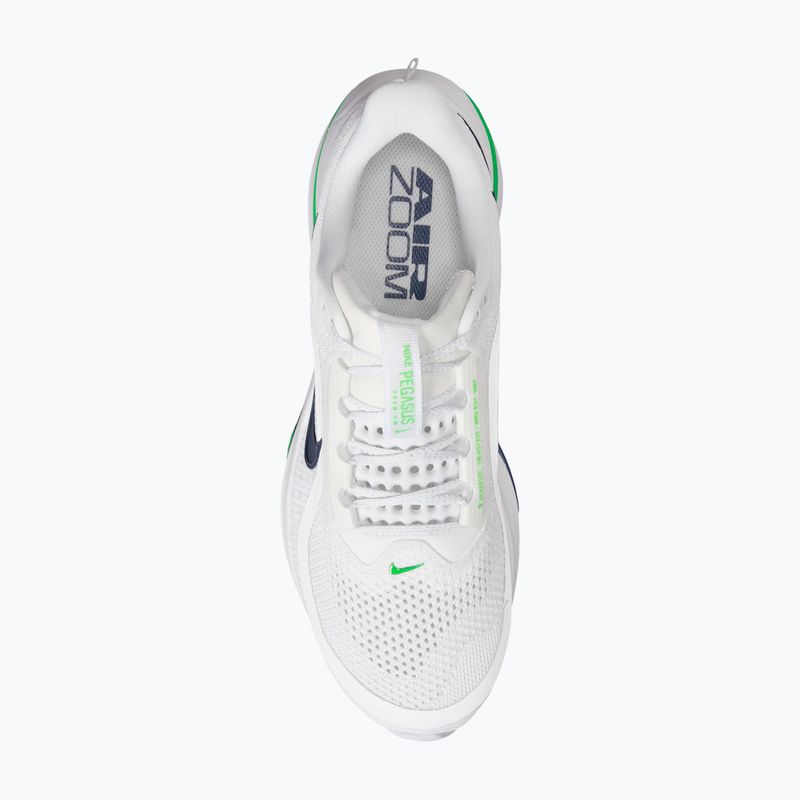 Încălțăminte de alergare pentru bărbați Nike Pegasus Premium white/midnight navy/green spark 4