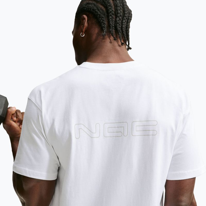 Tricou de antrenament bărbați Nike N.A.C. white/ight smoke grey 4