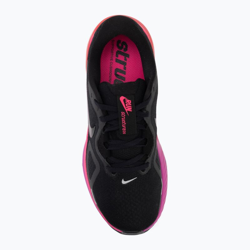 Încălțăminte de alergare pentru femei Nike Structure 26 black/hyper pink/laser crimson/black 5