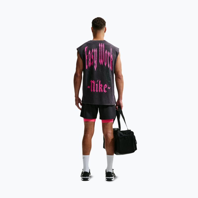 Tricou de antrenament bărbați Nike Sleeveless T-Shirt black/hyper pink 2