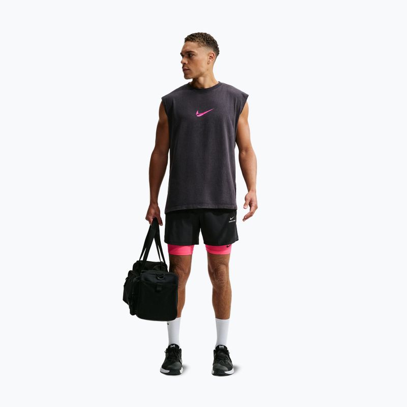Tricou de antrenament bărbați Nike Sleeveless T-Shirt black/hyper pink 7