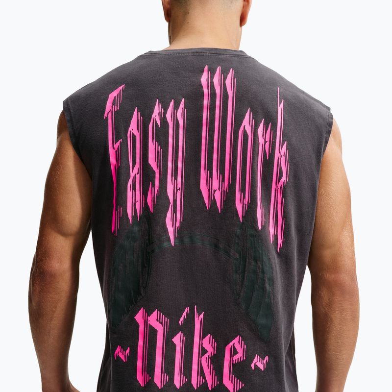 Tricou de antrenament bărbați Nike Sleeveless T-Shirt black/hyper pink 5