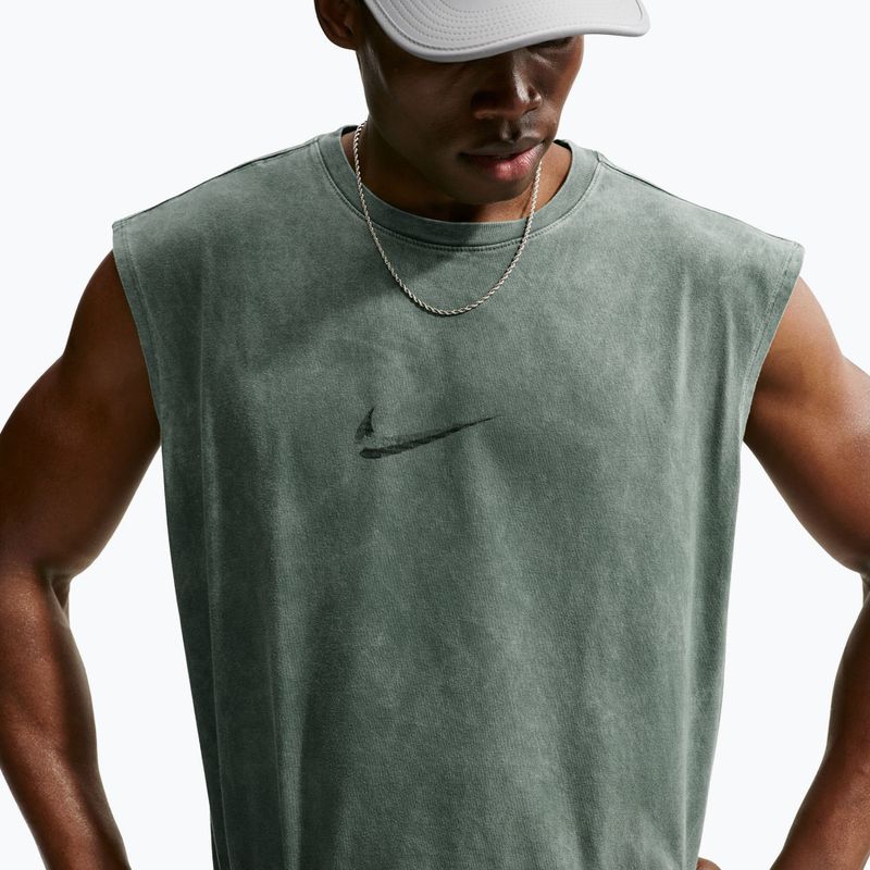 Tricou de antrenament bărbați Nike Sleeveless T-Shirt camo green/light army 3