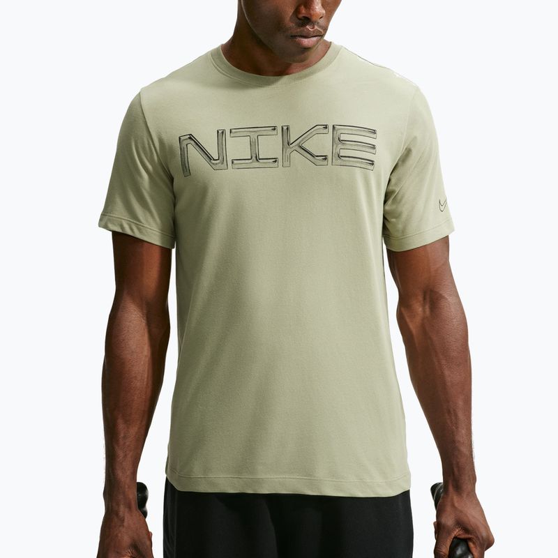 Tricou de antrenament bărbați Nike Dri-FIT Training T-Shirt dusty olive/black