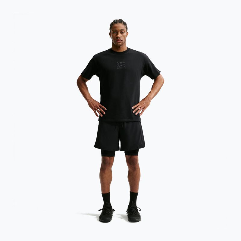 Tricou de antrenament bărbați Nike N.A.C. black/black 7