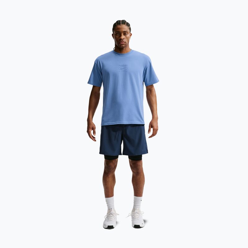 Tricou de antrenament bărbați Nike N.A.C. indigo storm 7