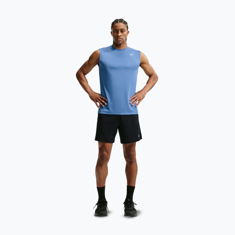 Tricou de antrenament bărbați Nike Dri-FIT Sleeveless Training Top indigo storm/white 7