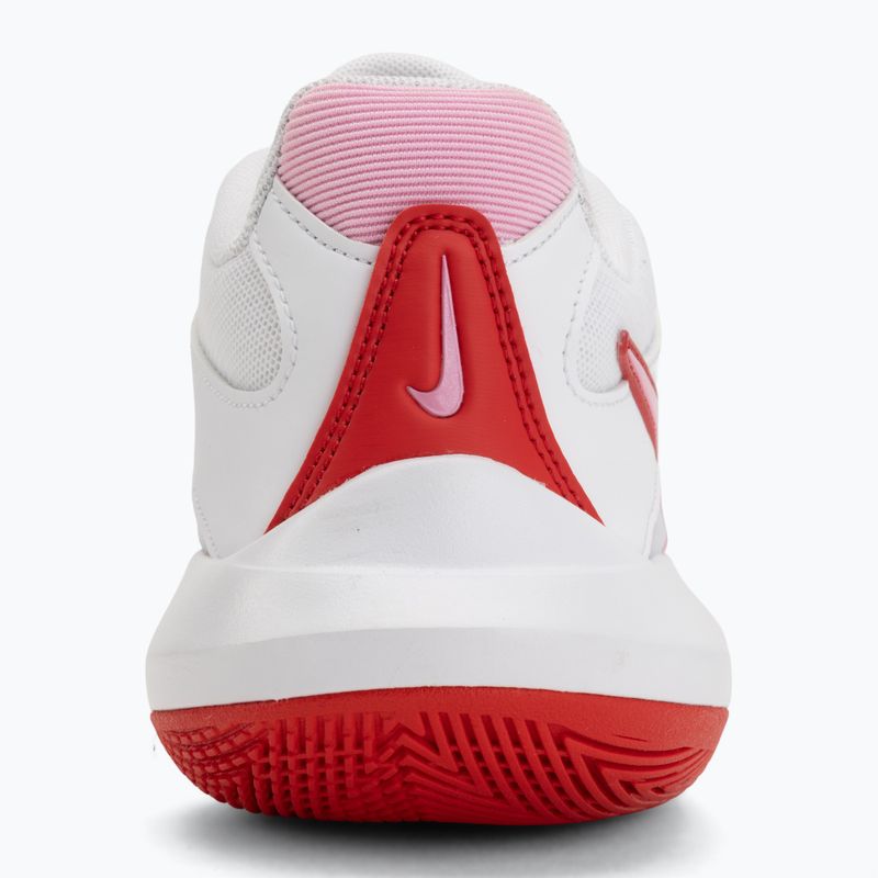 Încălțăminte de volei Nike Zoom Hyperspeed Court 2 white/pink rise/university red 6