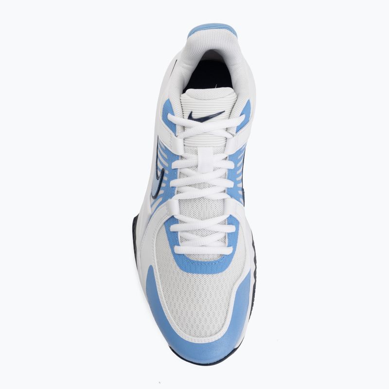Încălțăminte de volei Nike Zoom Hyperspeed Court 2 white/valor blue/midnight navy 5