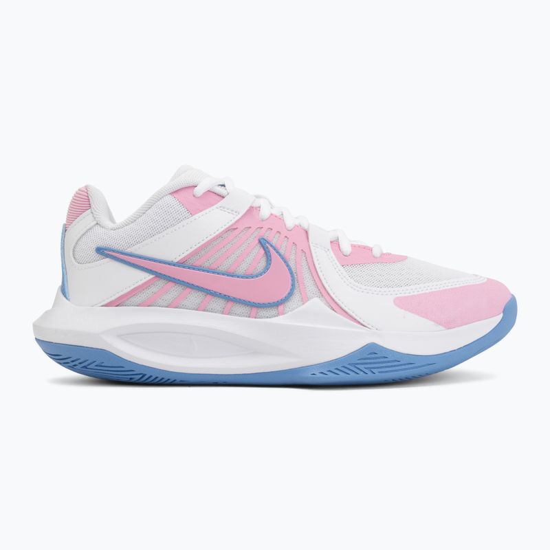Încălțăminte de volei Nike Zoom Hyperspeed Court 2 white/pink rise/valor blue 2