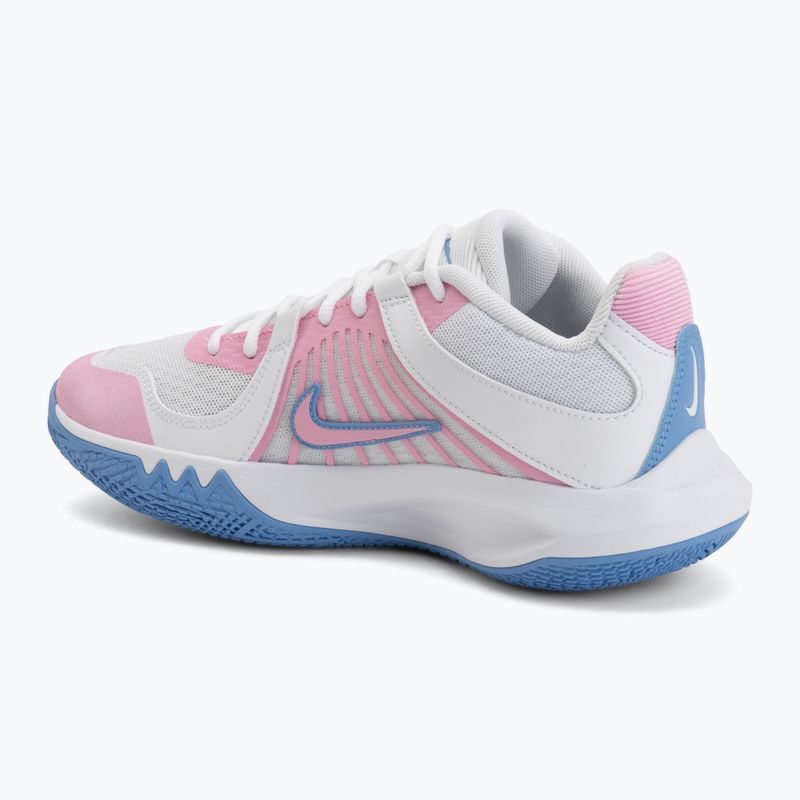 Încălțăminte de volei Nike Zoom Hyperspeed Court 2 white/pink rise/valor blue 3