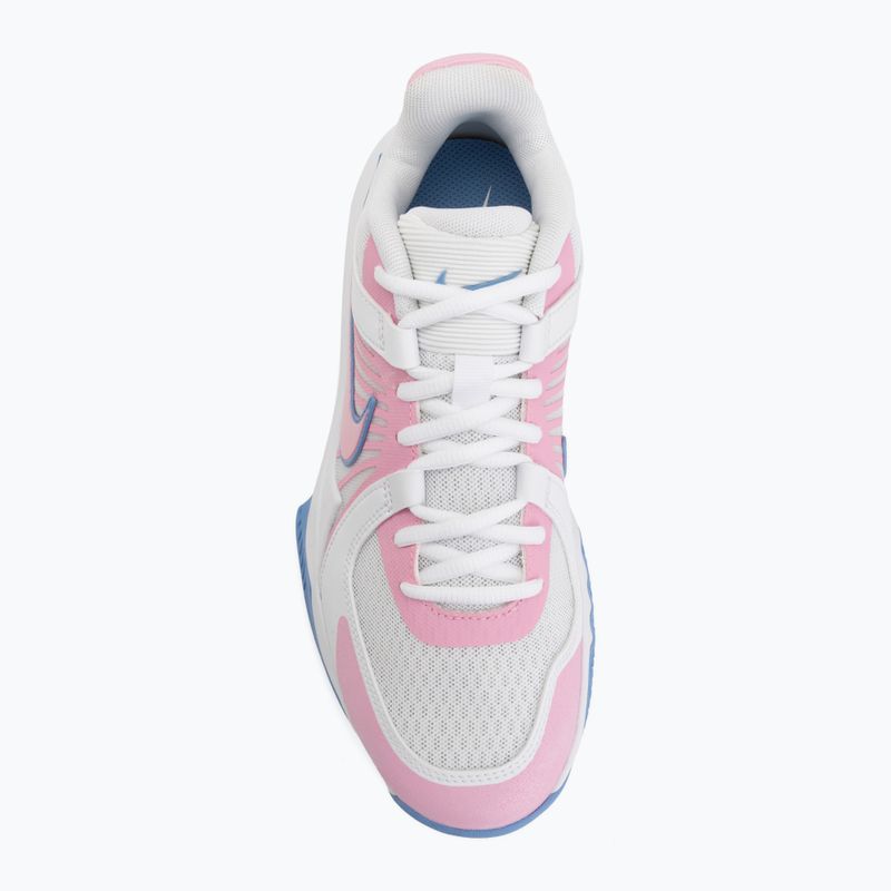 Încălțăminte de volei Nike Zoom Hyperspeed Court 2 white/pink rise/valor blue 5