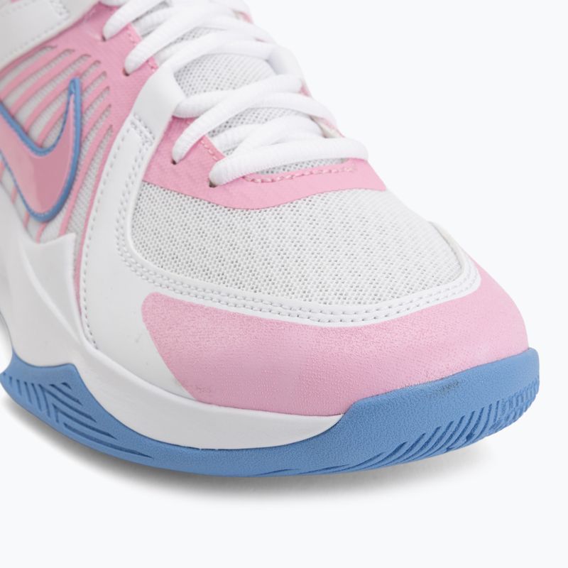 Încălțăminte de volei Nike Zoom Hyperspeed Court 2 white/pink rise/valor blue 7