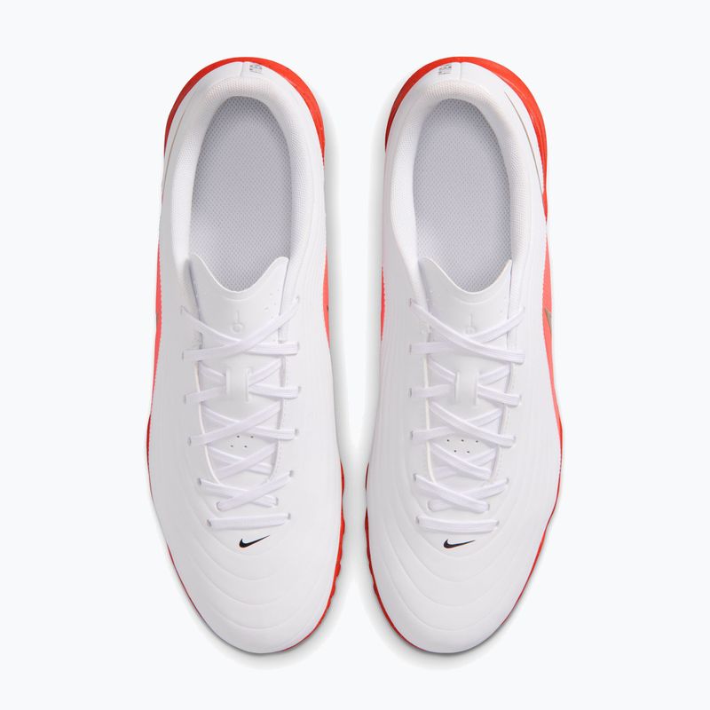 Încălțăminte de fotbal pentru bărbați Nike Tiempo Maestro Club White/Bright Crimson/Blur 3