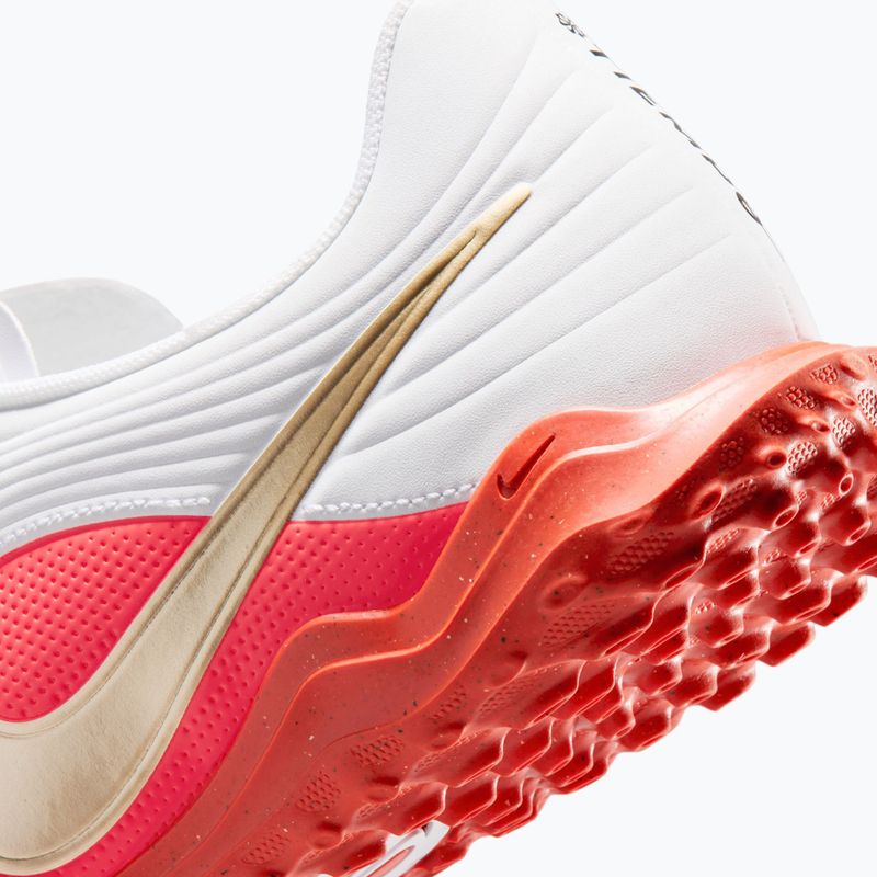 Încălțăminte de fotbal pentru bărbați Nike Tiempo Maestro Club White/Bright Crimson/Blur 6