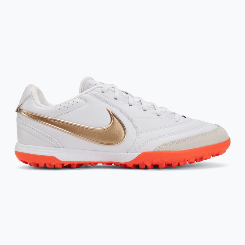 Încălțăminte de fotbal pentru bărbați Nike Tiempo Ligera Pro White/Bright Crimson/Blur 2