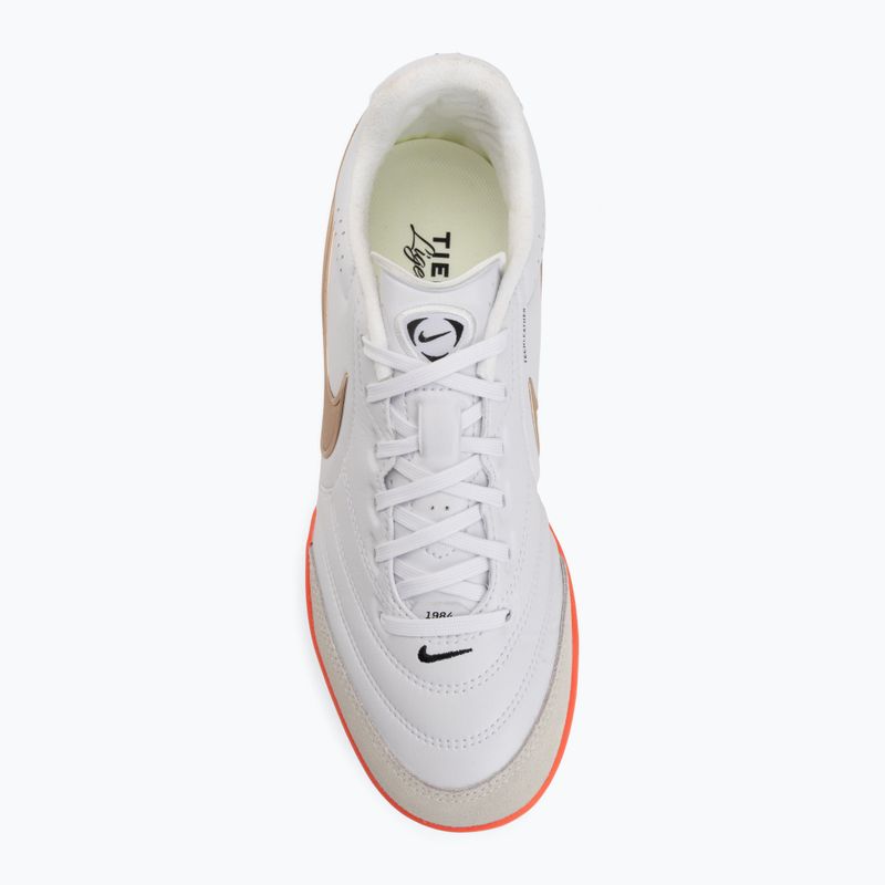 Încălțăminte de fotbal pentru bărbați Nike Tiempo Ligera Pro White/Bright Crimson/Blur 5