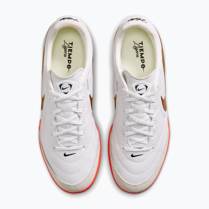 Încălțăminte de fotbal pentru bărbați Nike Tiempo Ligera Pro White/Bright Crimson/Blur 3