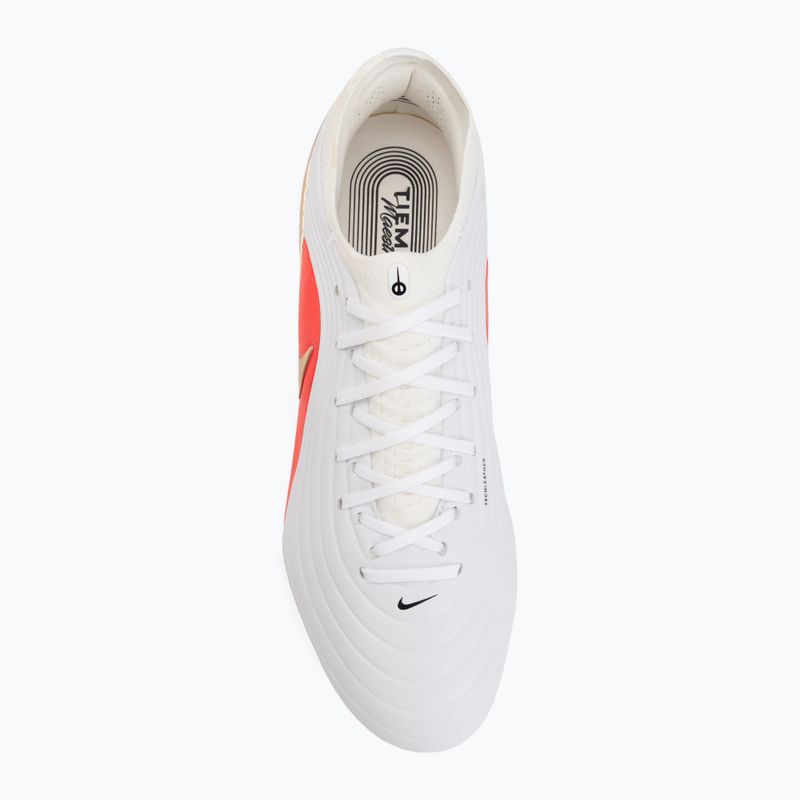 Încălțăminte de fotbal pentru bărbați Nike Tiempo Maestro Elite White/Bright Crimson/Blur 5