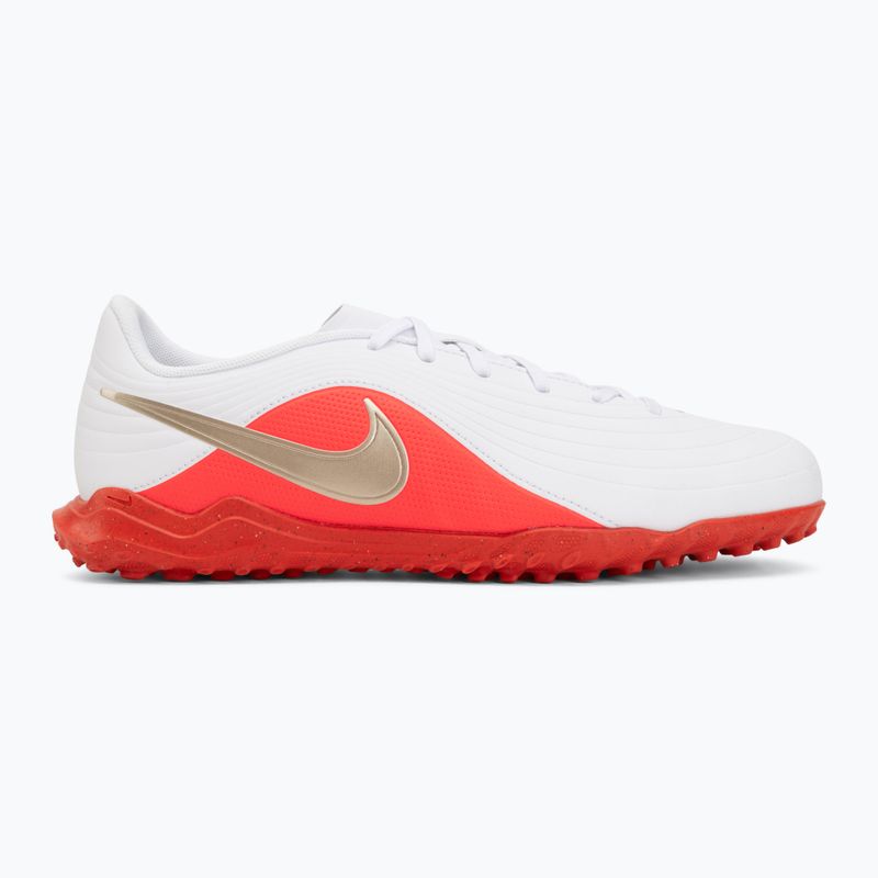 Încălțăminte de fotbal pentru bărbați Nike Tiempo Maestro Club White/Bright Crimson/Blur 2