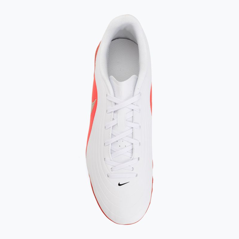 Încălțăminte de fotbal pentru bărbați Nike Tiempo Maestro Club White/Bright Crimson/Blur 5