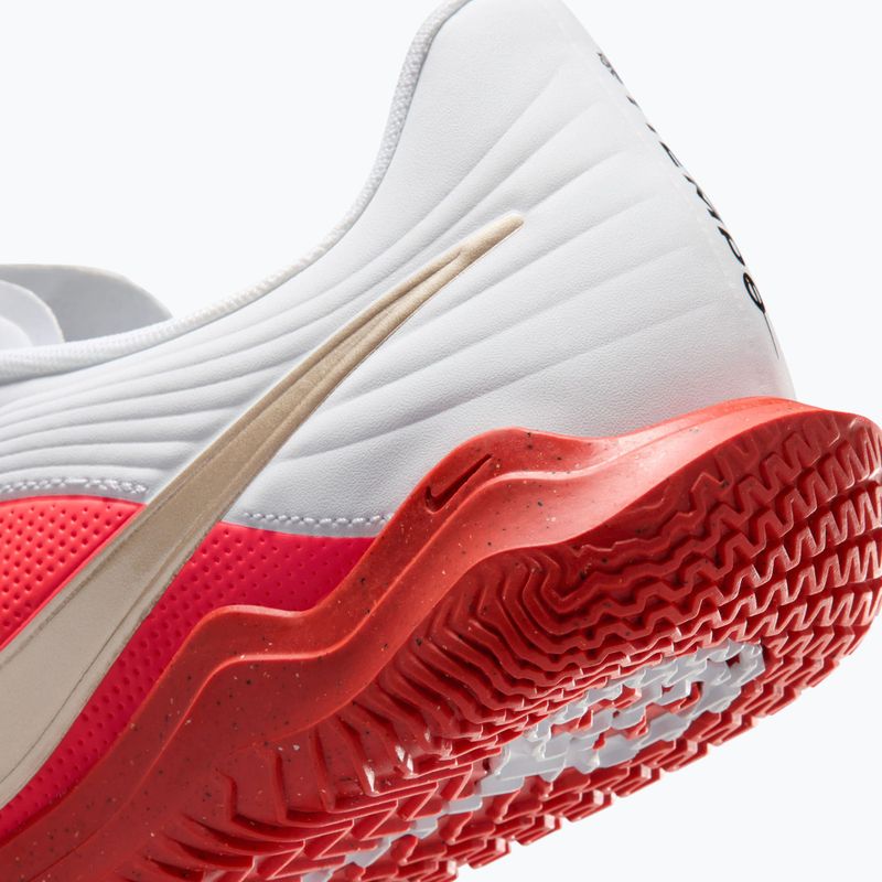 Încălțăminte de fotbal pentru bărbați Nike Tiempo Maestro Club white/bright crimson/blur 6